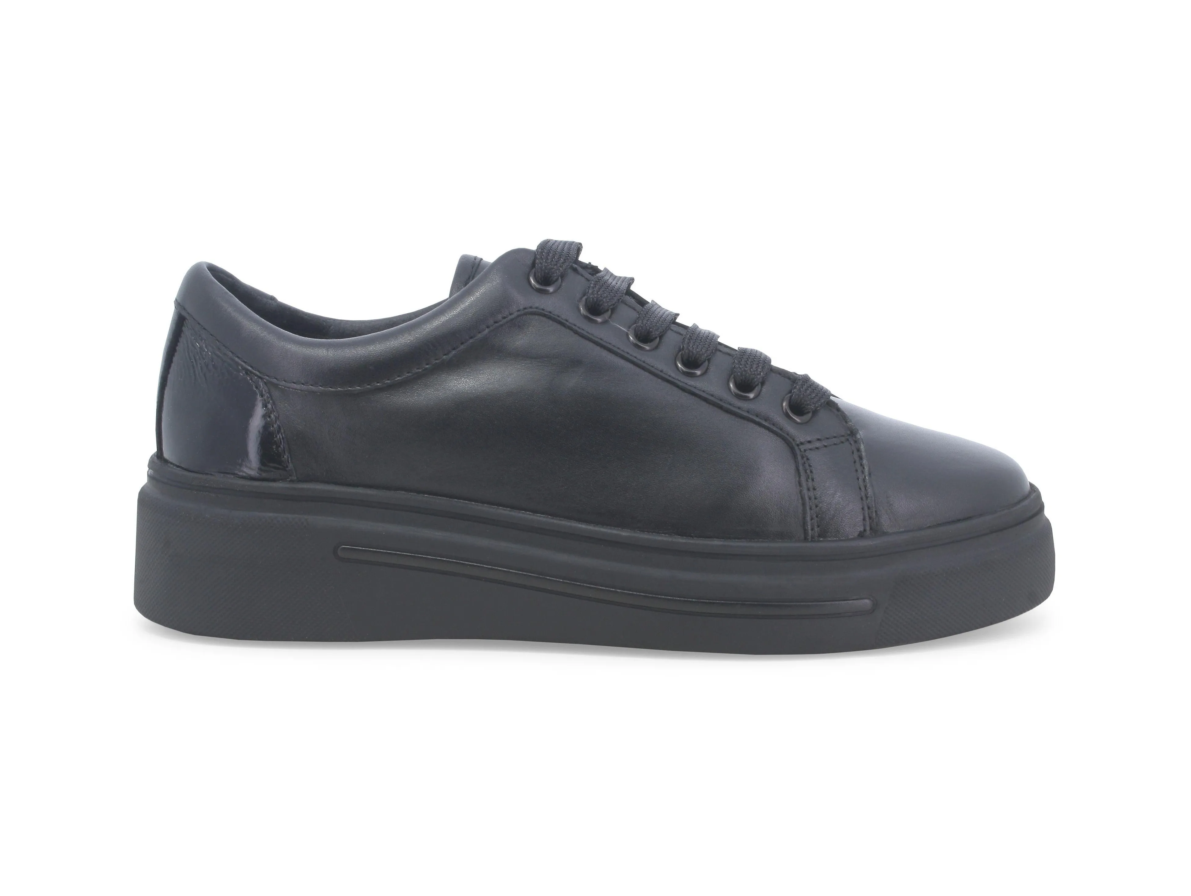 Melluso Donna Sneakers Stringate Suola Cassetta Tomaia Pelle