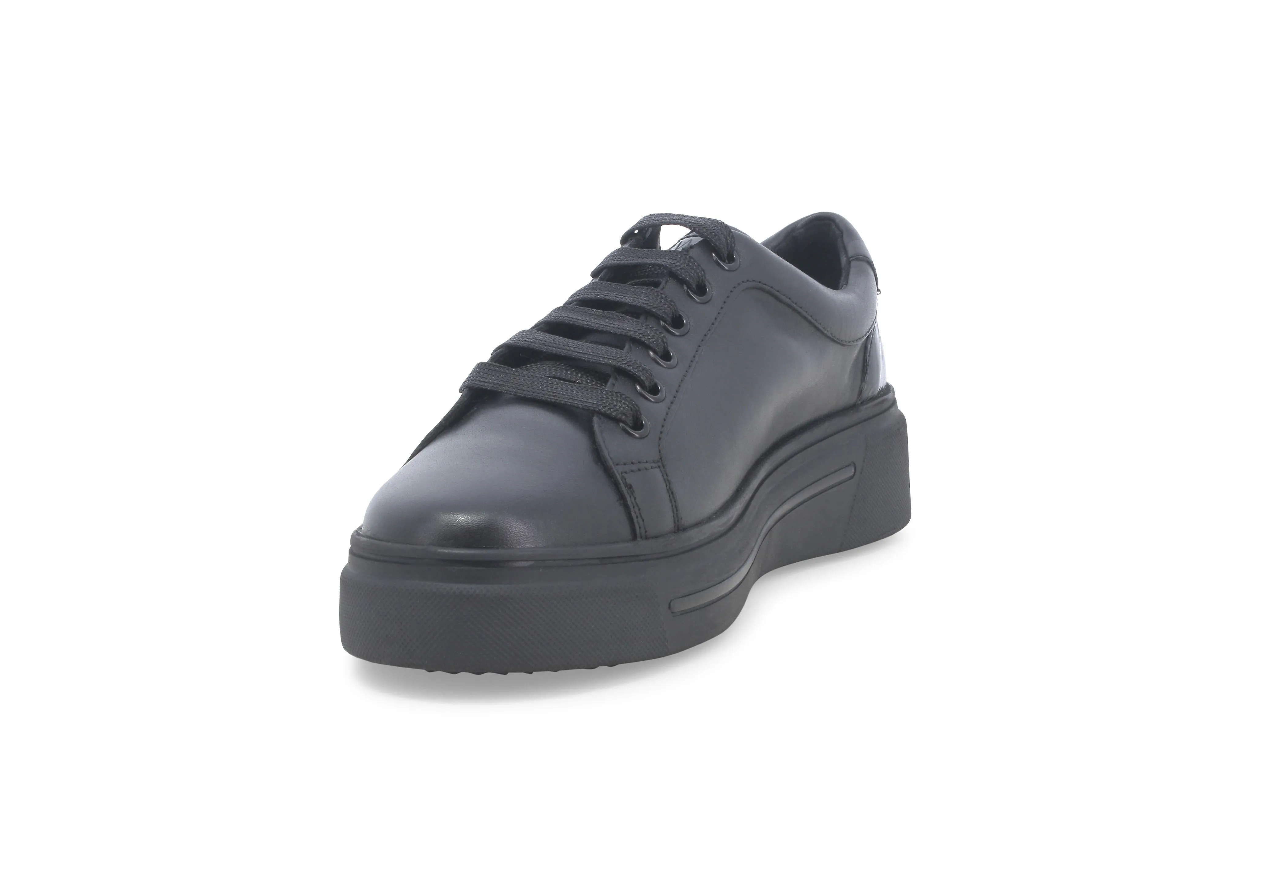 Melluso Donna Sneakers Stringate Suola Cassetta Tomaia Pelle