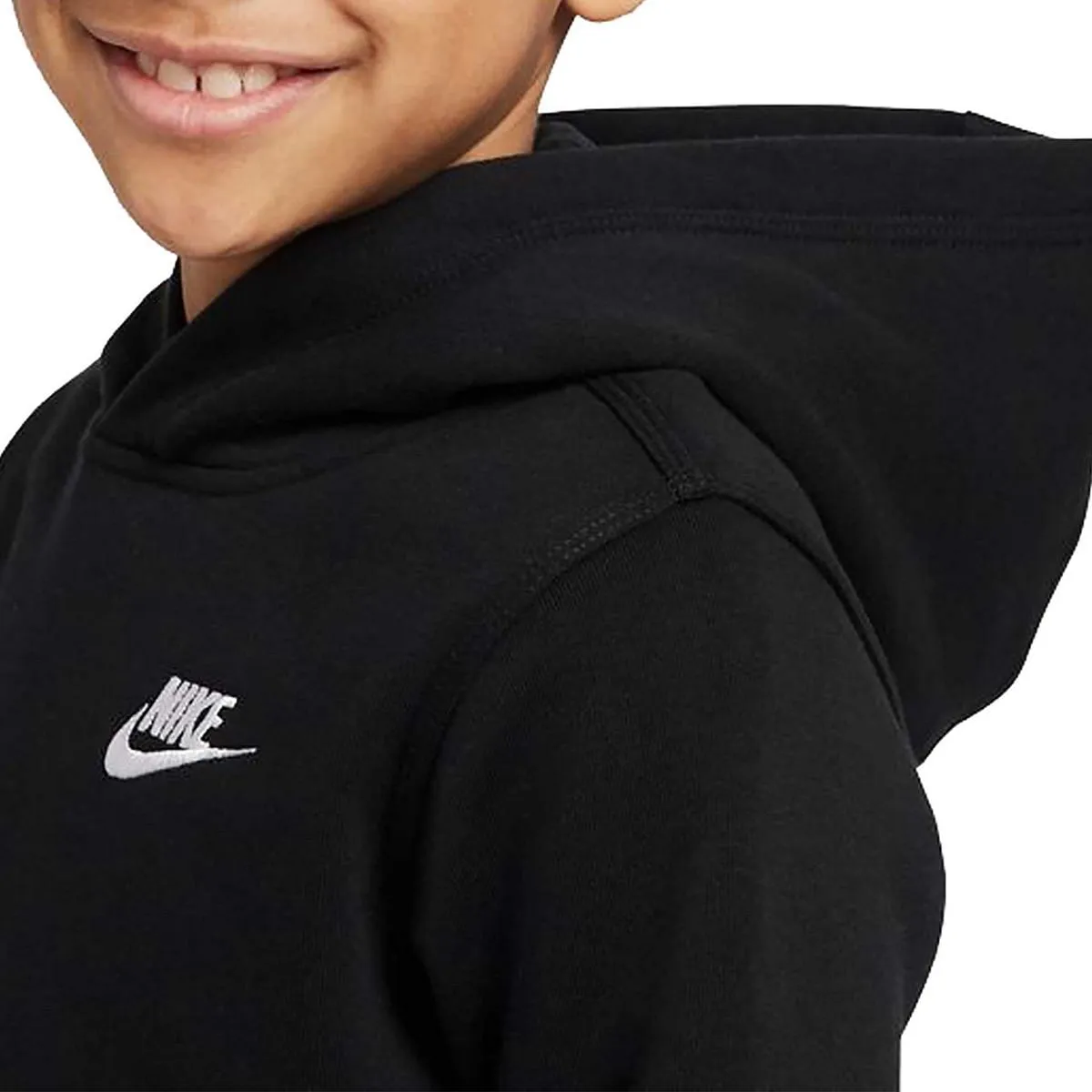      NIKE FELPA CON CAPPUCCIO SMALL LOGO BAMBINO  