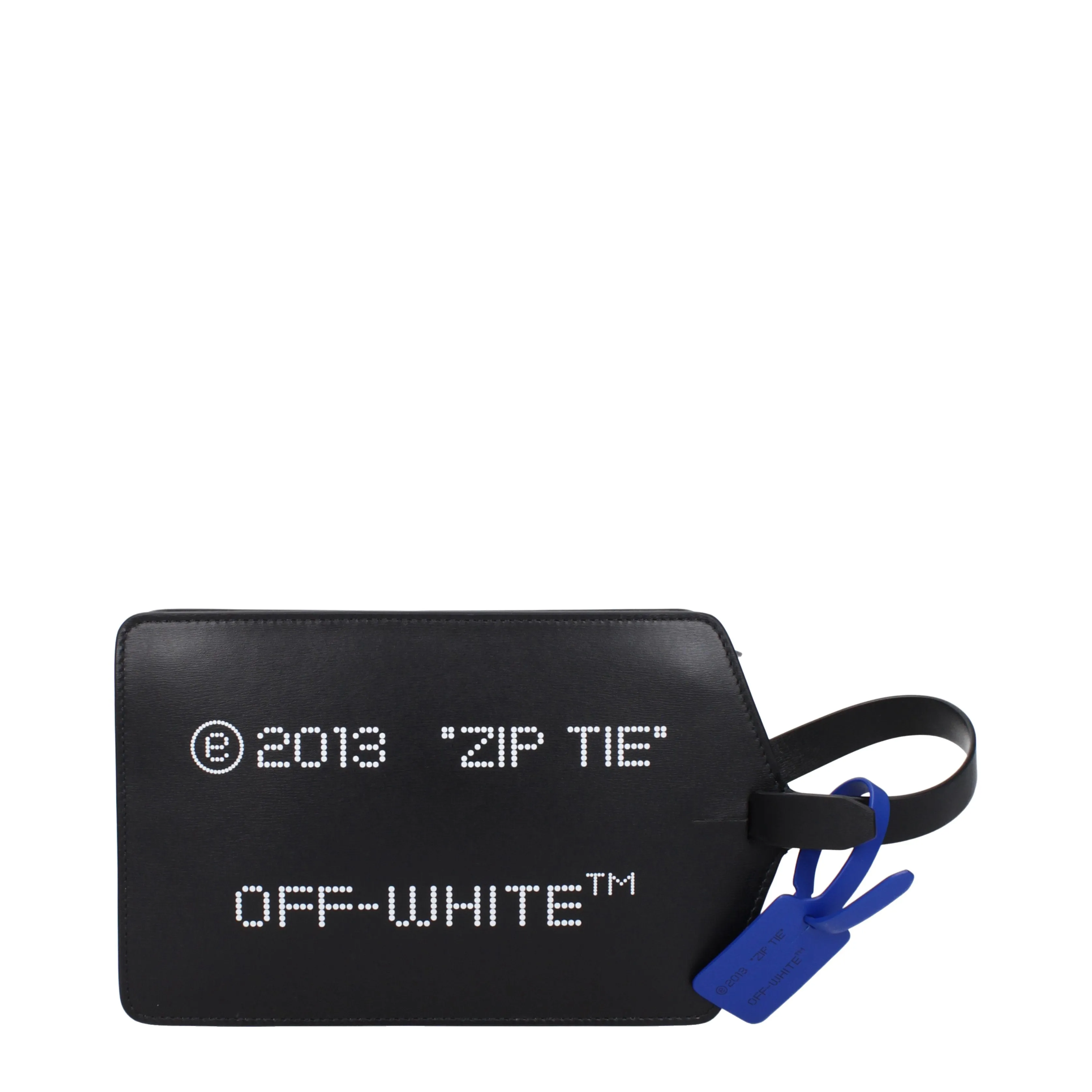 Off-White Pochette Donna Pelle Nero