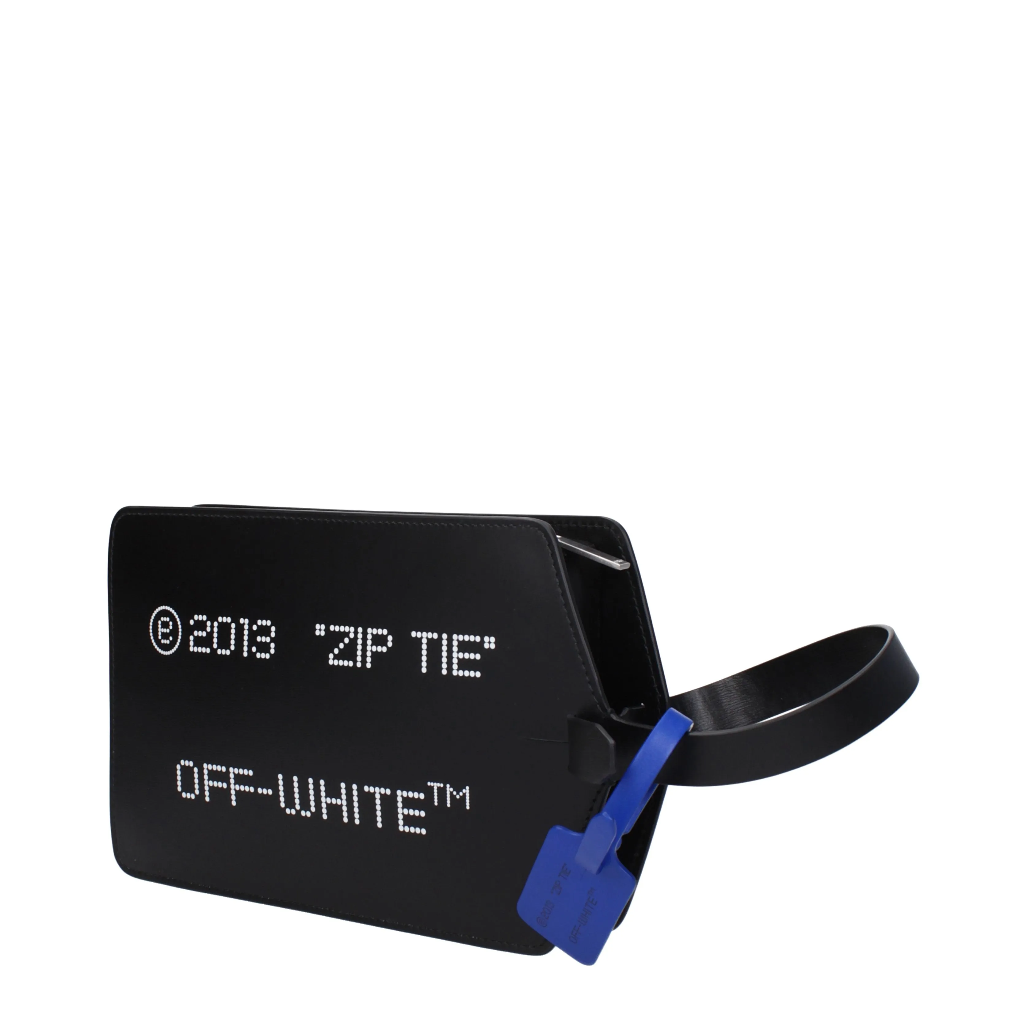 Off-White Pochette Donna Pelle Nero