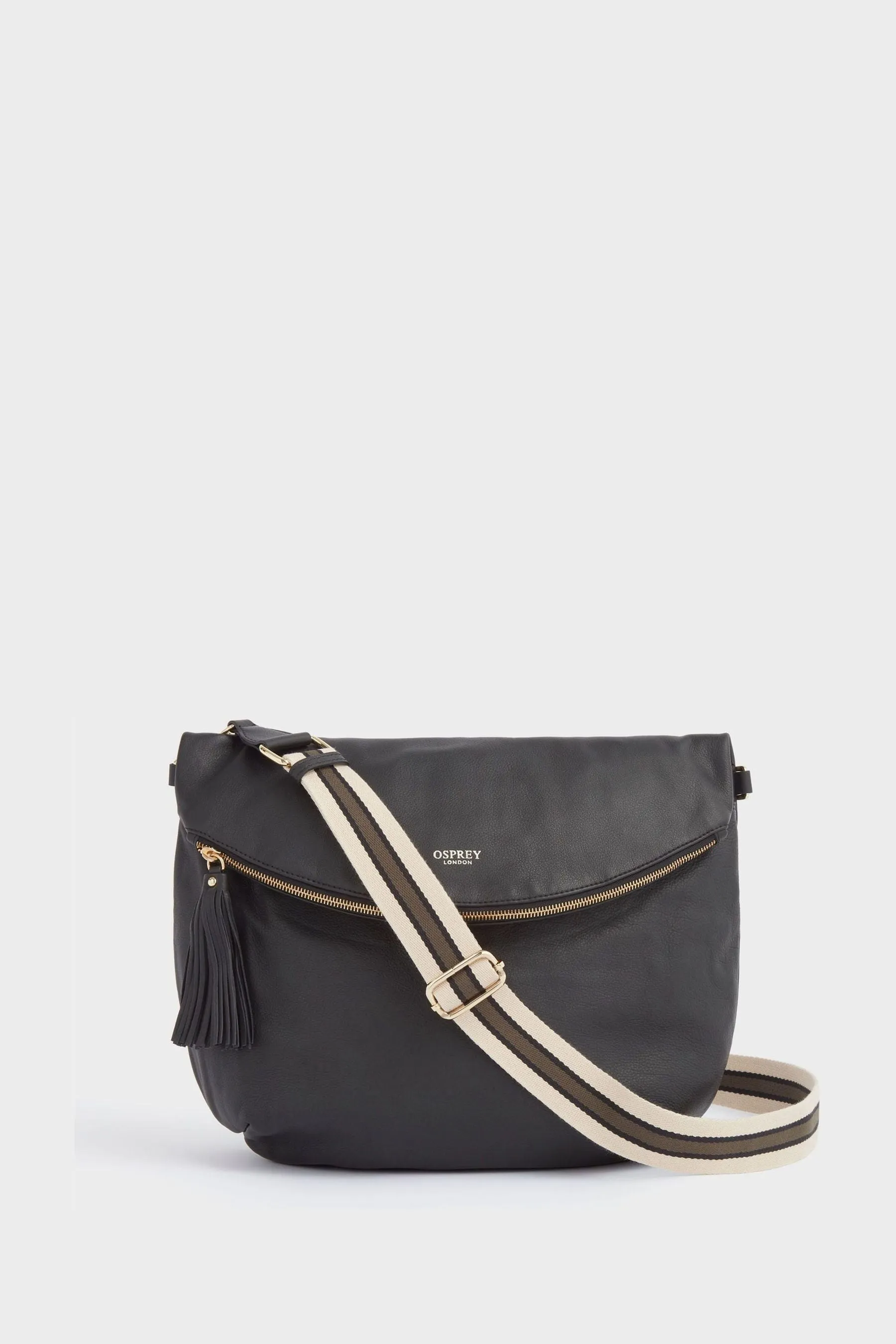 OSPREY LONDON - Large Milano - Borsa a tracolla double-face in pelle italiana