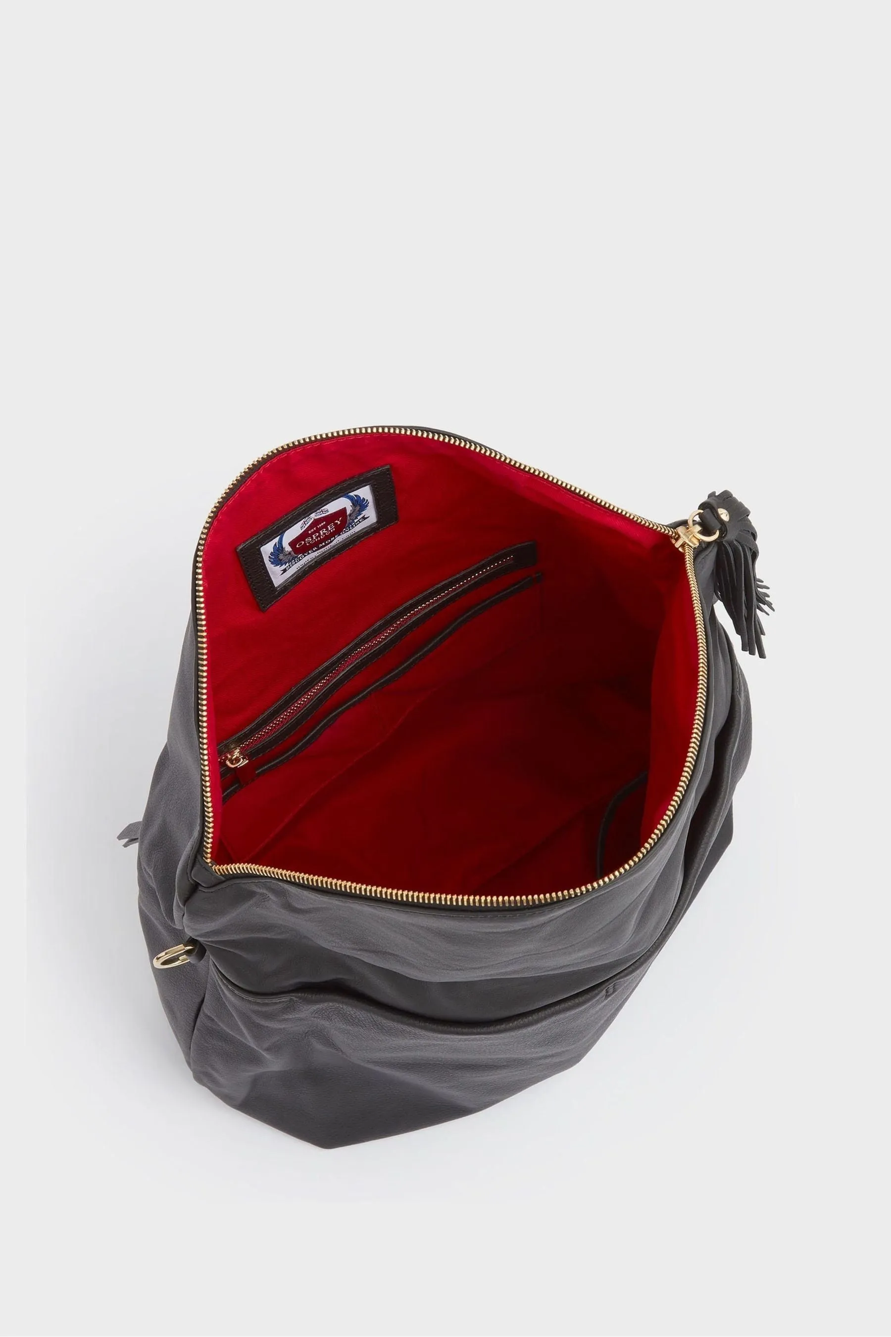 OSPREY LONDON - Large Milano - Borsa a tracolla double-face in pelle italiana