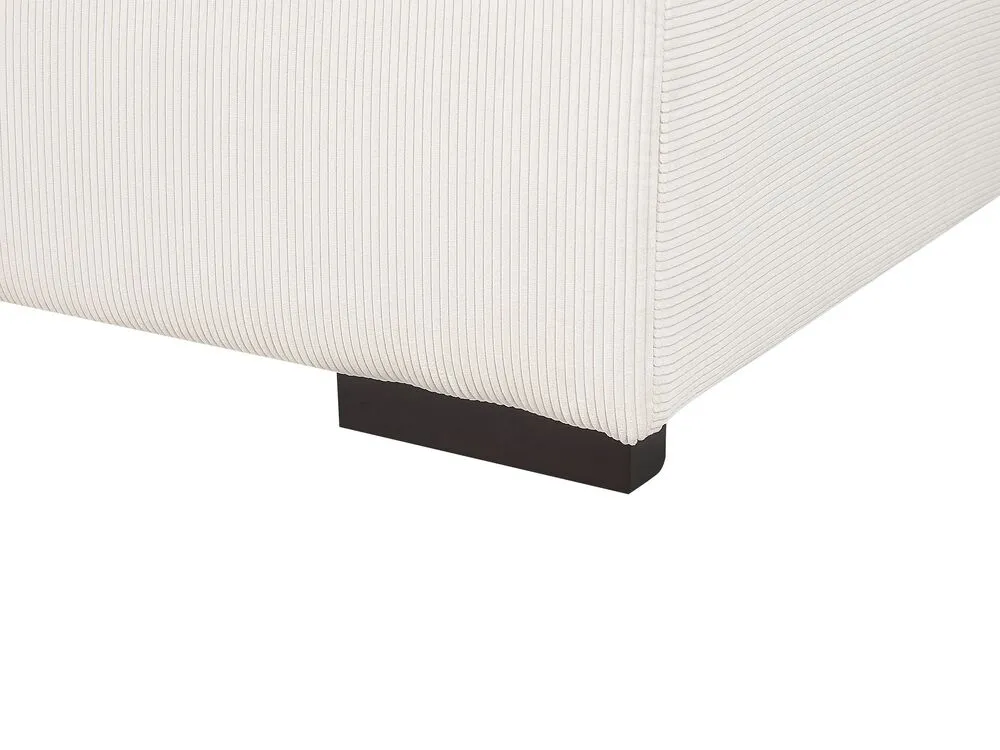Ottoman LUNGO Corduroy Off-White