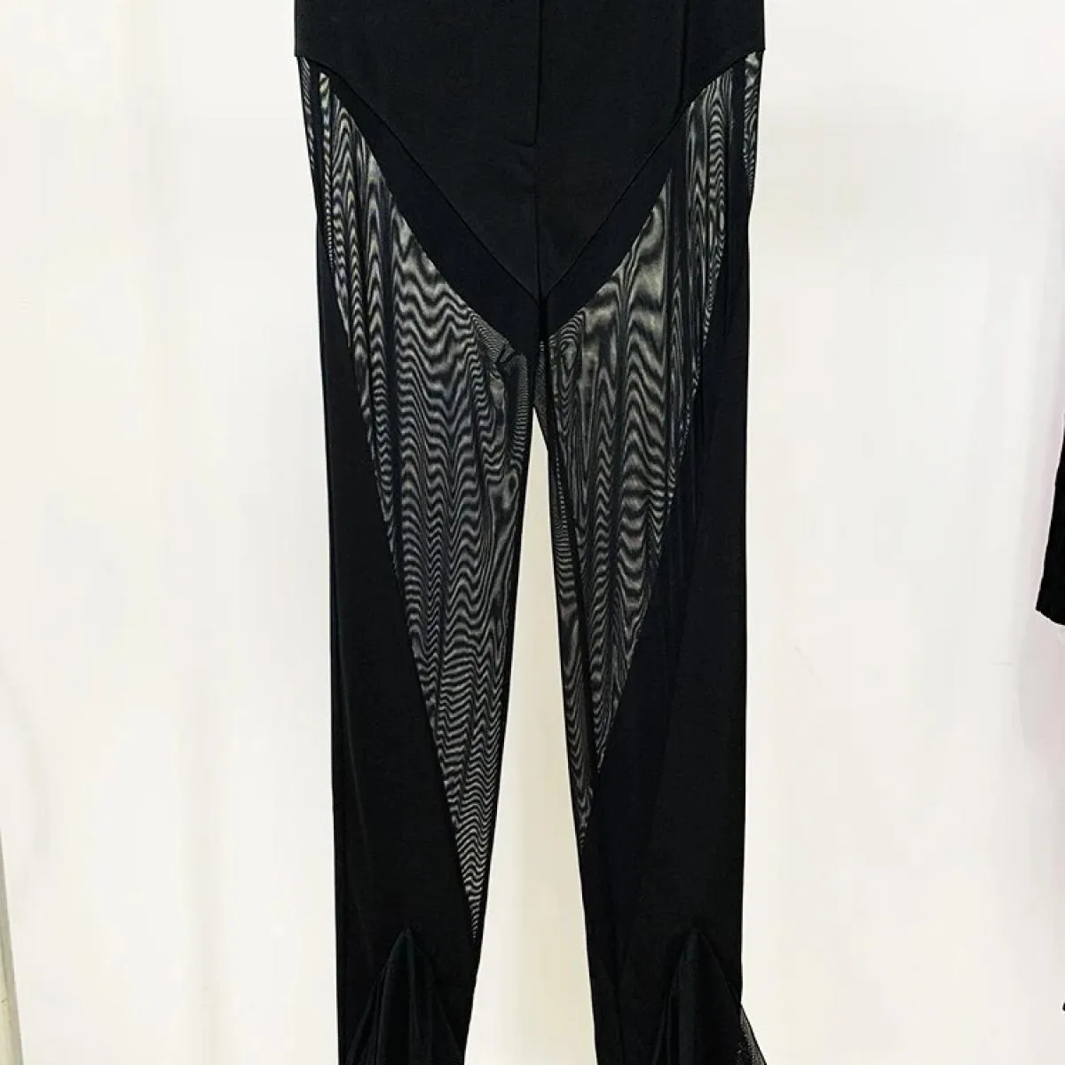 Pantaloni a matita blazer patchwork di garza prospettiva da donna del vestito blazer del designer più nuovo del 2023 di High Str