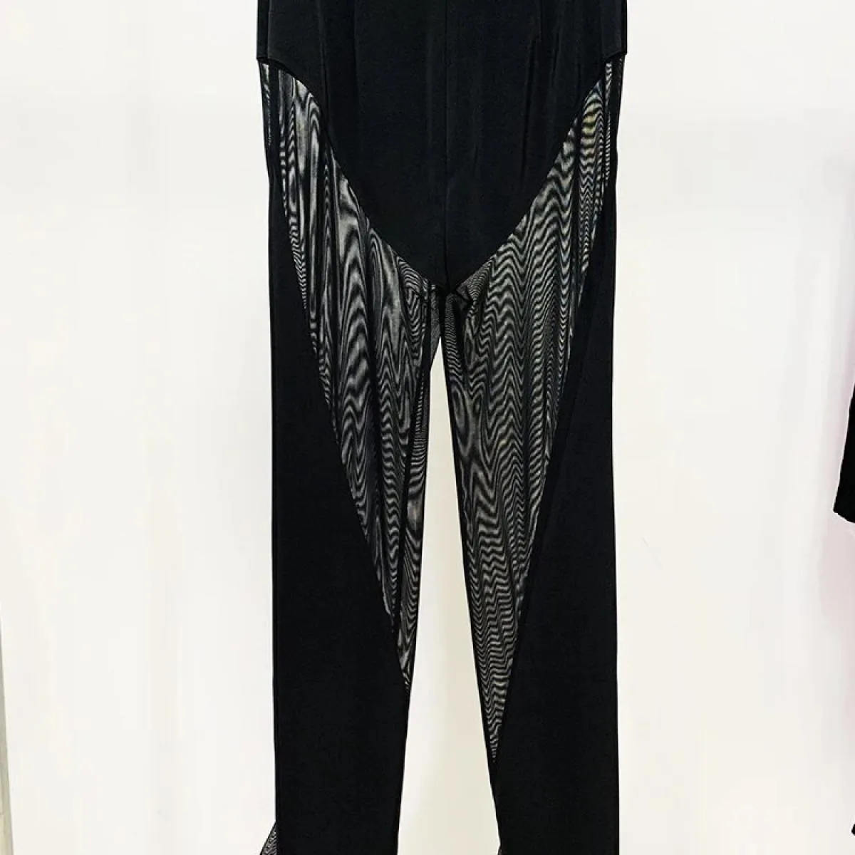 Pantaloni a matita blazer patchwork di garza prospettiva da donna del vestito blazer del designer più nuovo del 2023 di High Str