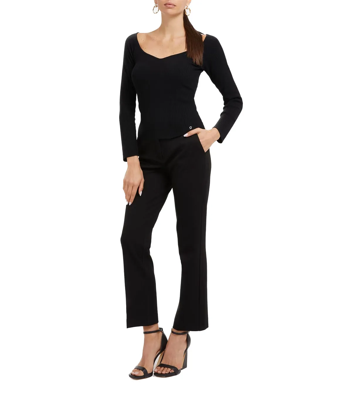 Pantaloni chino Donna Guess