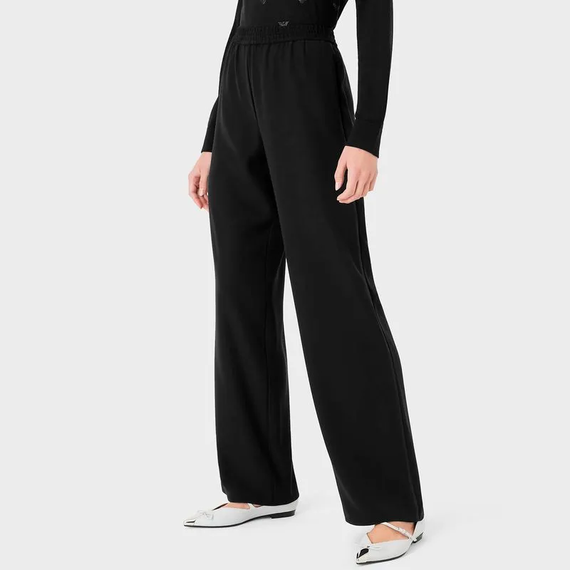 Pantaloni in tecno cady a vita elastica 