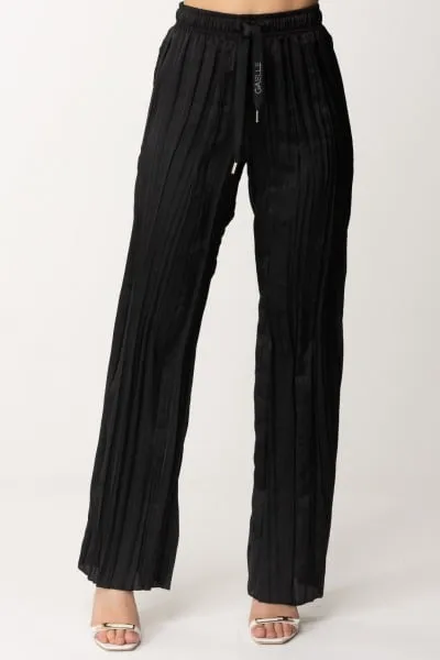 Pantaloni plissettati Nero