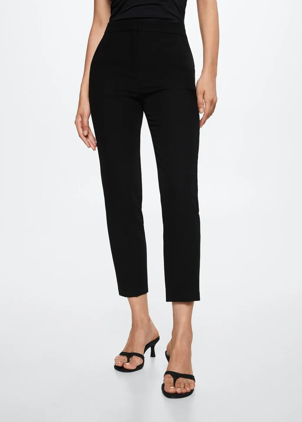 Pantaloni skinny crop