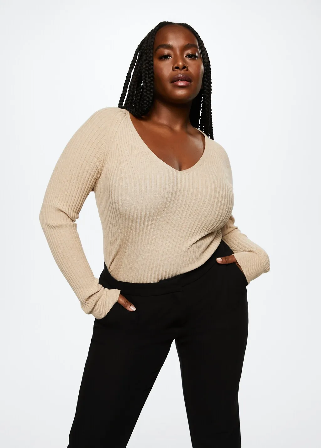 Pantaloni skinny crop