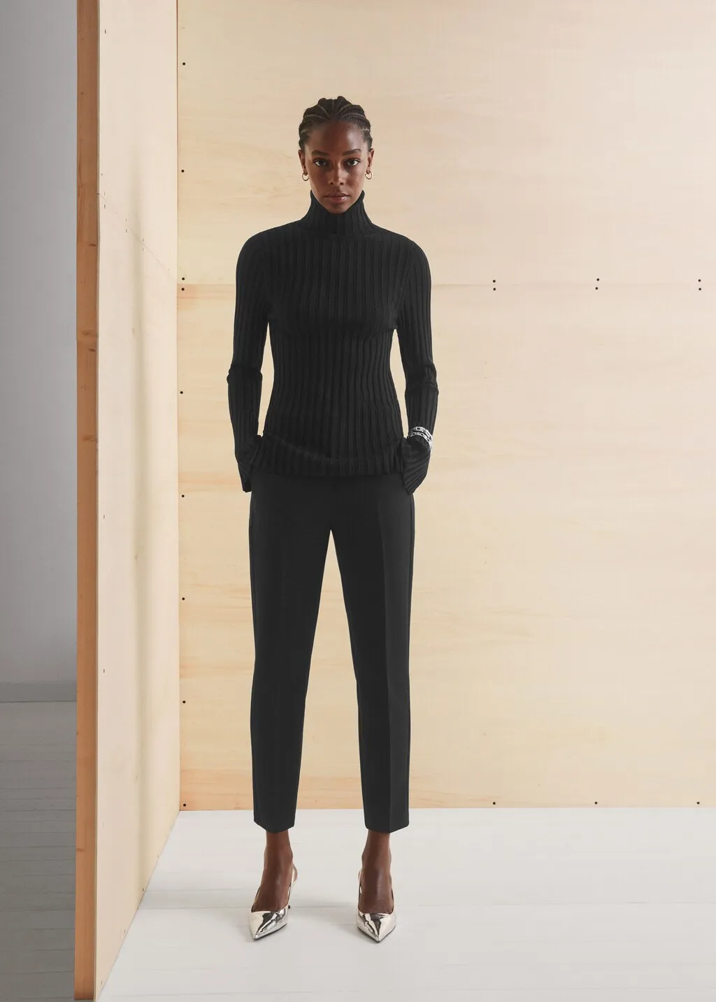 Pantaloni skinny crop