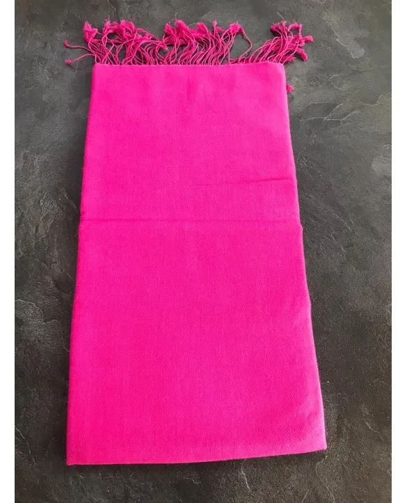 Pashmina extra morbida in cashmere Fucsia chiaro