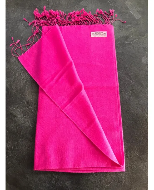 Pashmina extra morbida in cashmere Fucsia chiaro