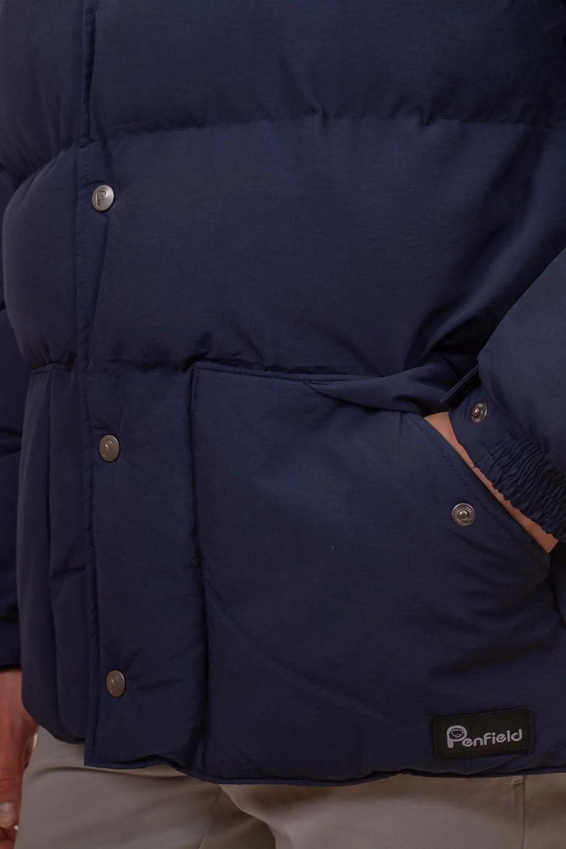 PENFIELD Giaccone uomo imbottito con dettagli a contrasto