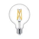 Philips Classic LEDglobe E27 Filamento Chiara 95mm 7W 806lm - 922-927 Dim To Warm | Miglior Resa Cromatica - Dimmerabile - Sosti