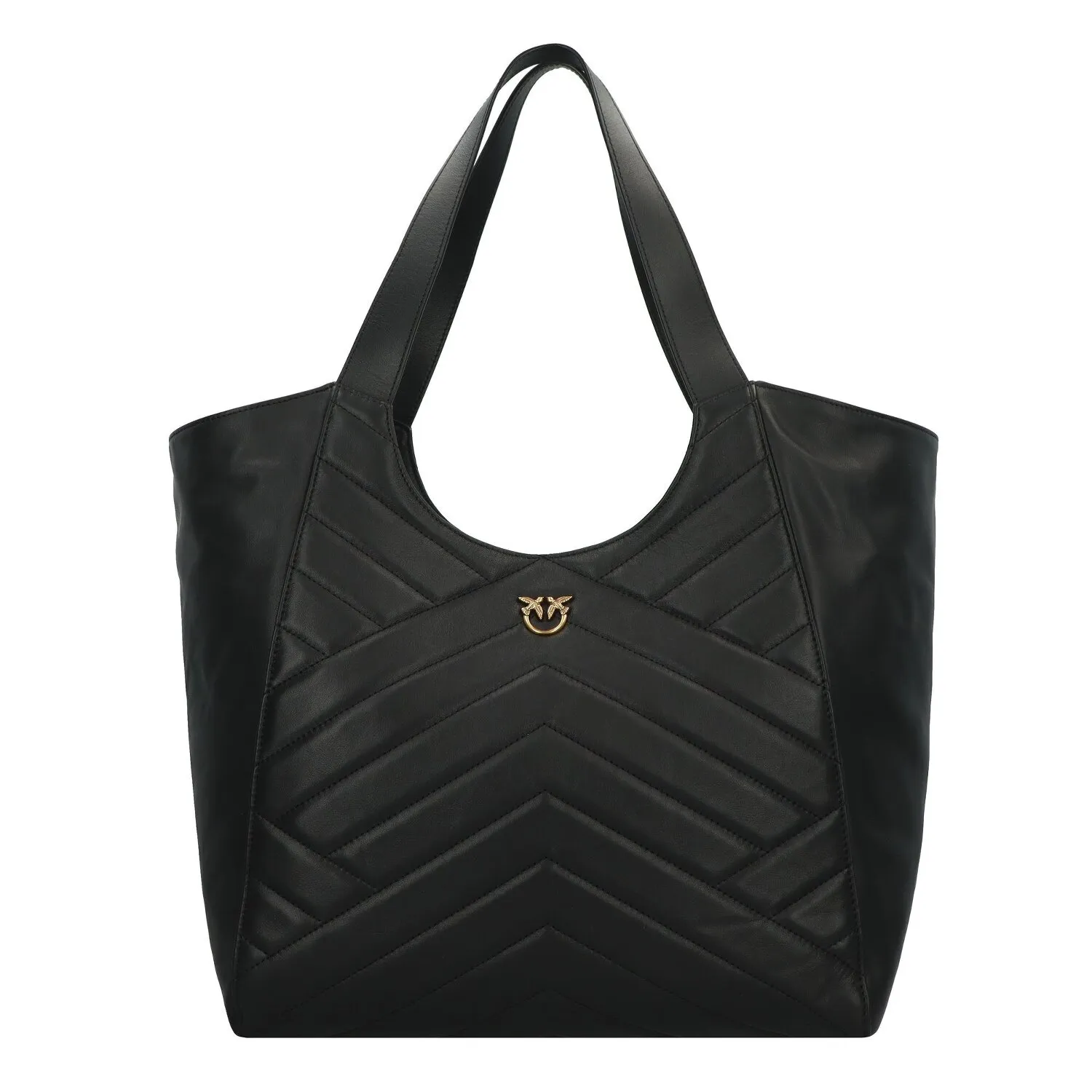 PINKO Tote Bag Puzzle Borsa shopper Pelle 37 cm