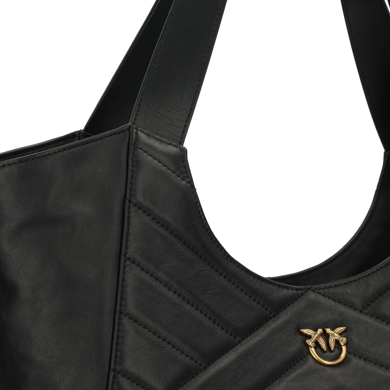 PINKO Tote Bag Puzzle Borsa shopper Pelle 37 cm