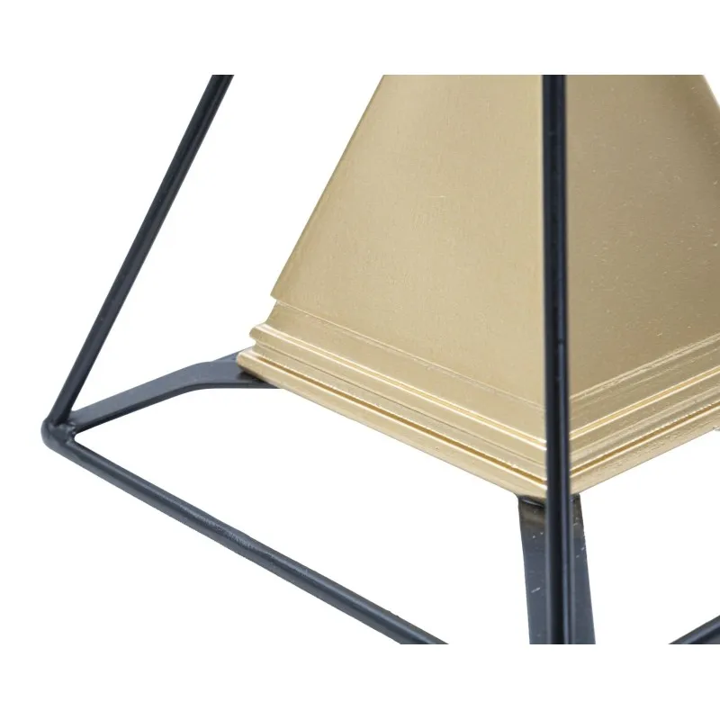 Piramide Gold C/Ferro Cm 15X15X21