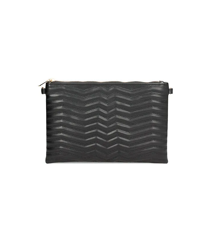 Pochette nera a mano