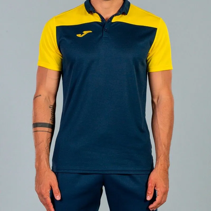 Polo Shirt Hobby Ii Navy-Yellow S/S