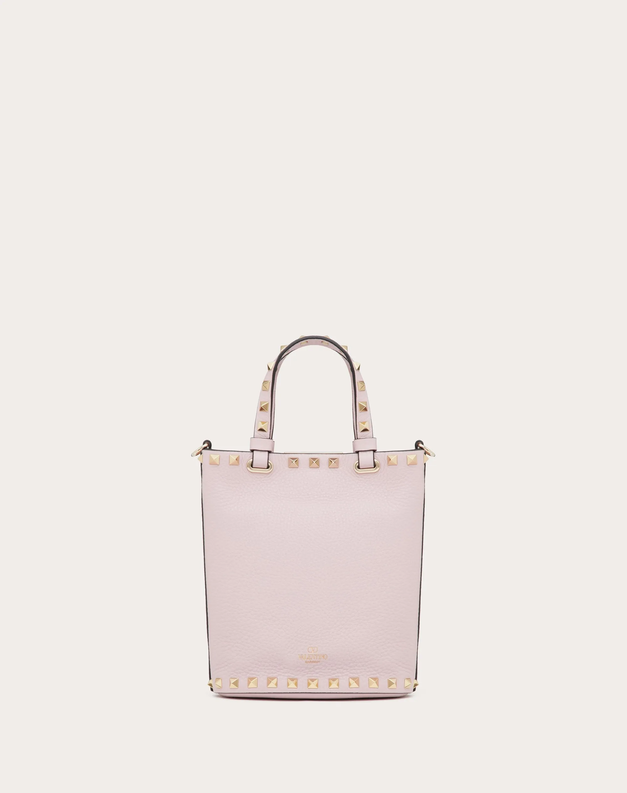 POUCH CON TRACOLLA ROCKSTUD IN VITELLO GRANATO