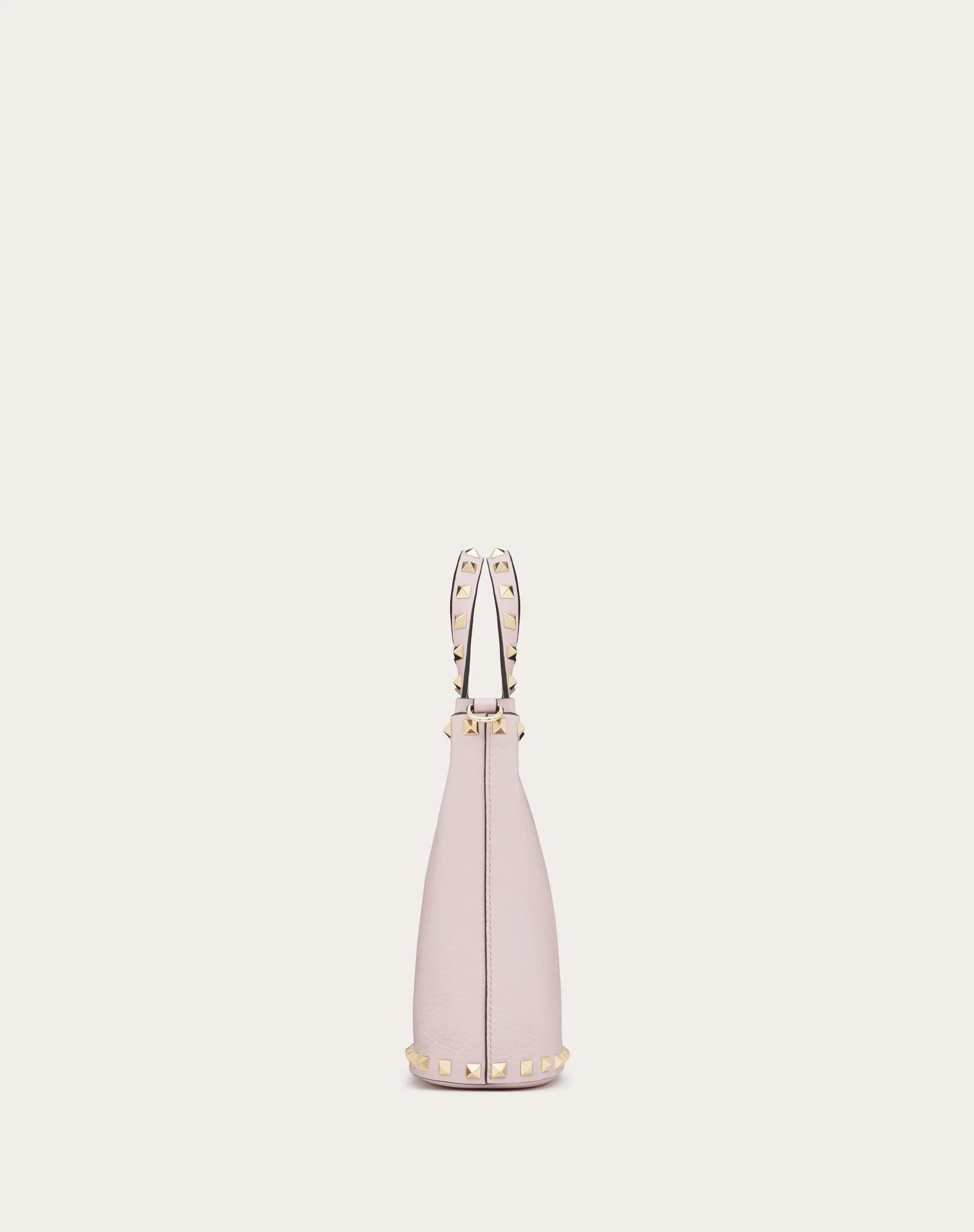 POUCH CON TRACOLLA ROCKSTUD IN VITELLO GRANATO