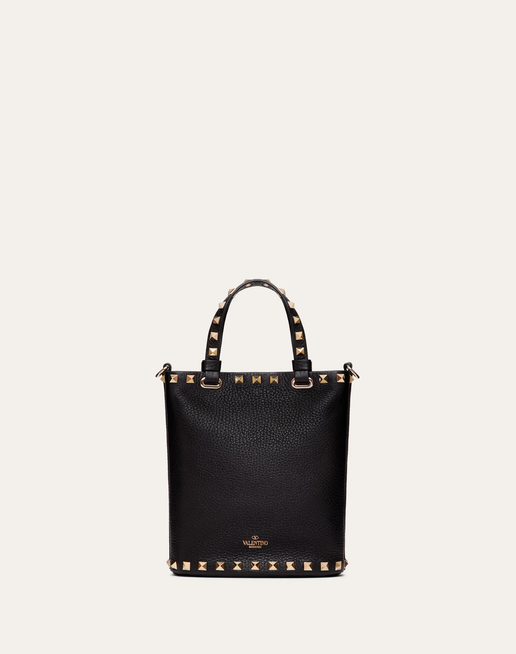POUCH CON TRACOLLA ROCKSTUD IN VITELLO GRANATO