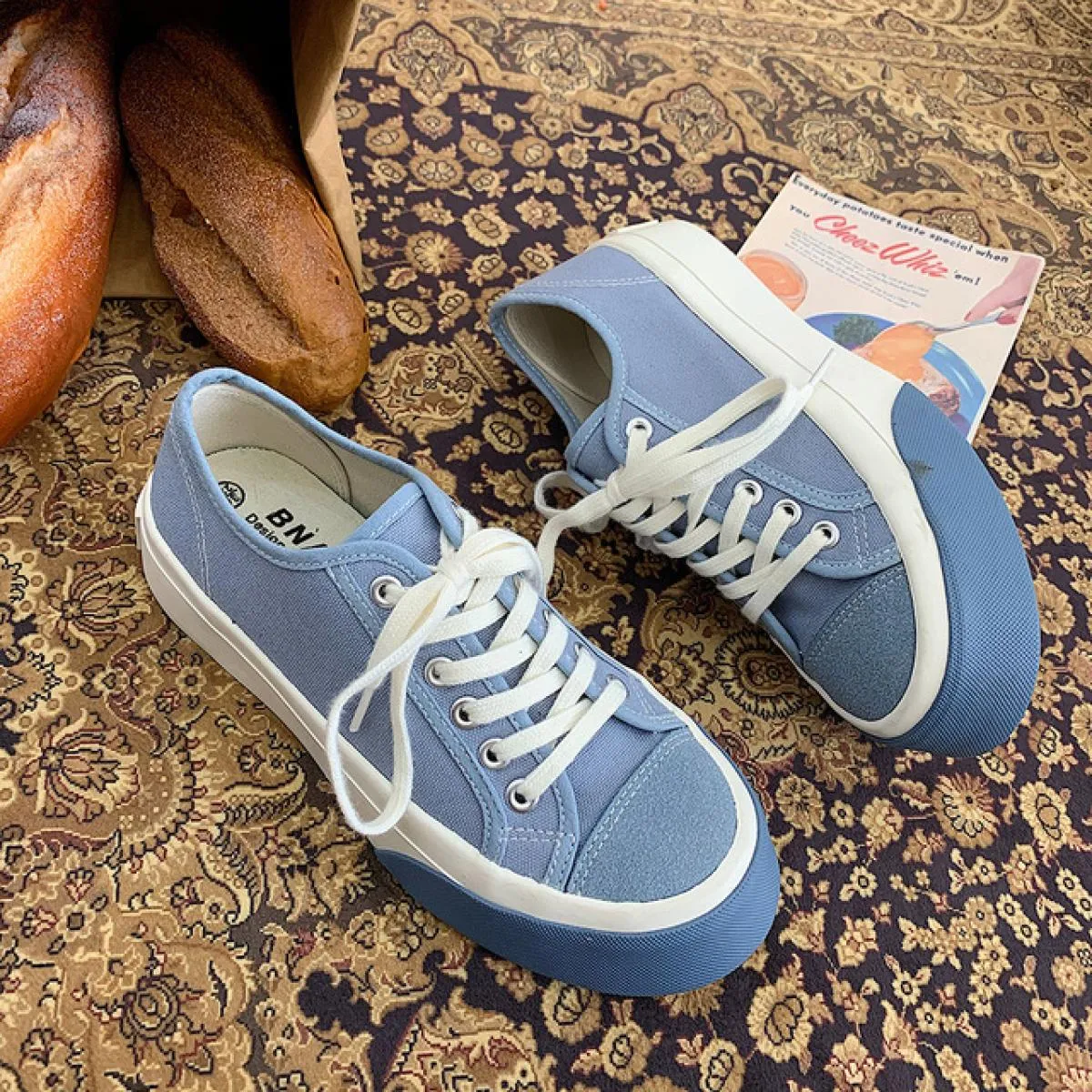 Primavera 2022 nuove sneakers di moda donna scarpe vulcanizzate tela traspirante Casual solido tennis scarpe da corsa femminili