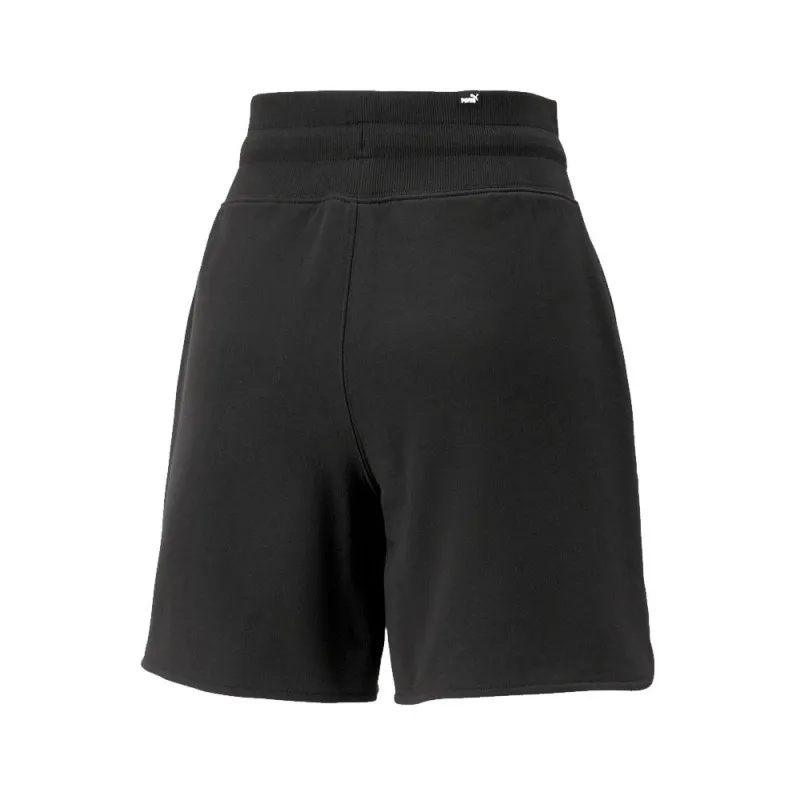 PUMA SHORTS NERO-BIANCO DONNA