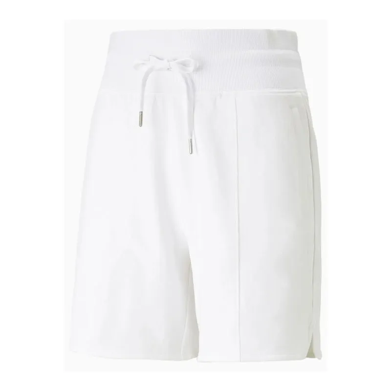 PUMA SHORTS NERO-BIANCO DONNA