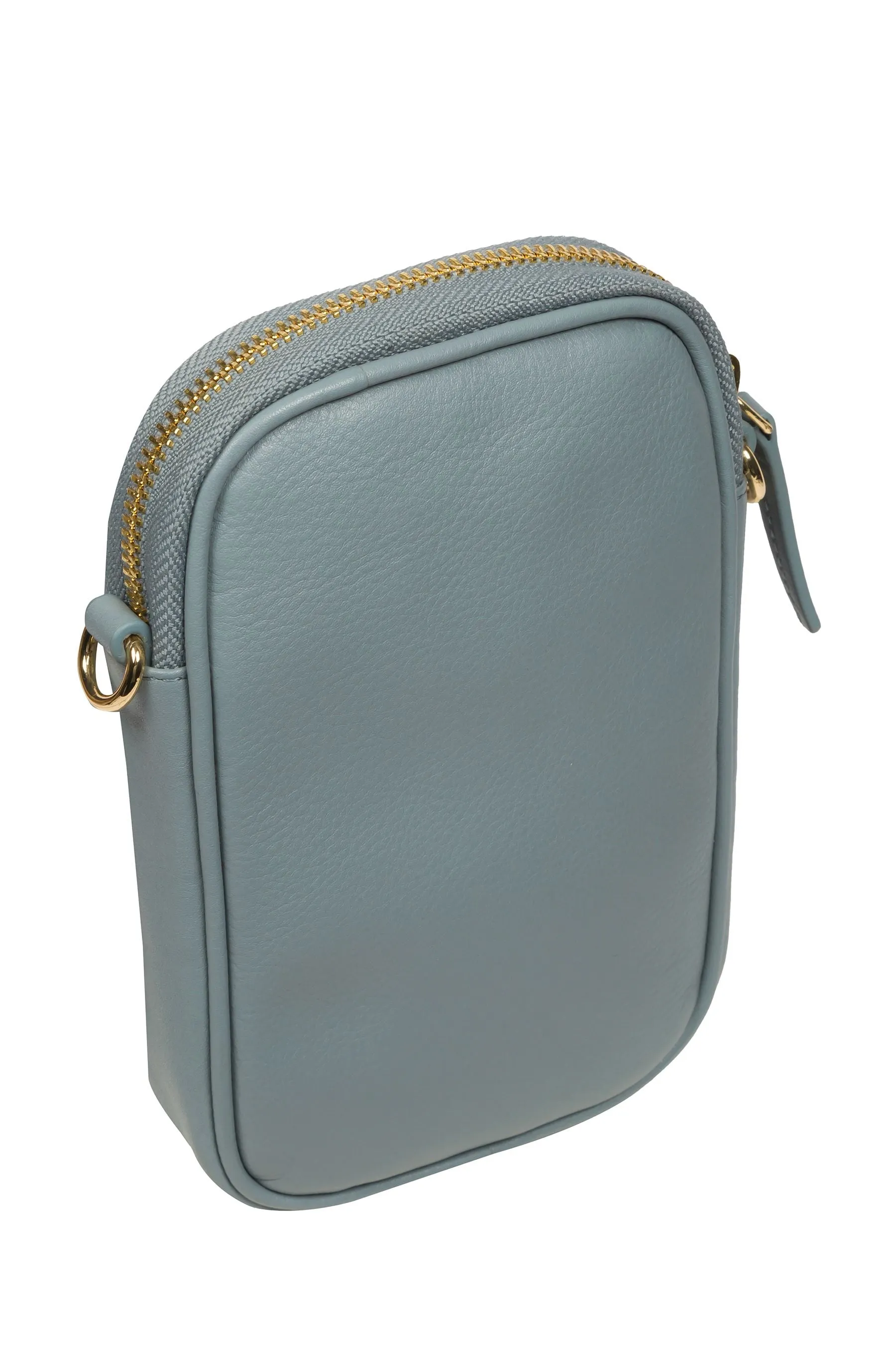 Pure Luxuries London - Alaina - Borsa per telefono a tracolla in pelle nappa