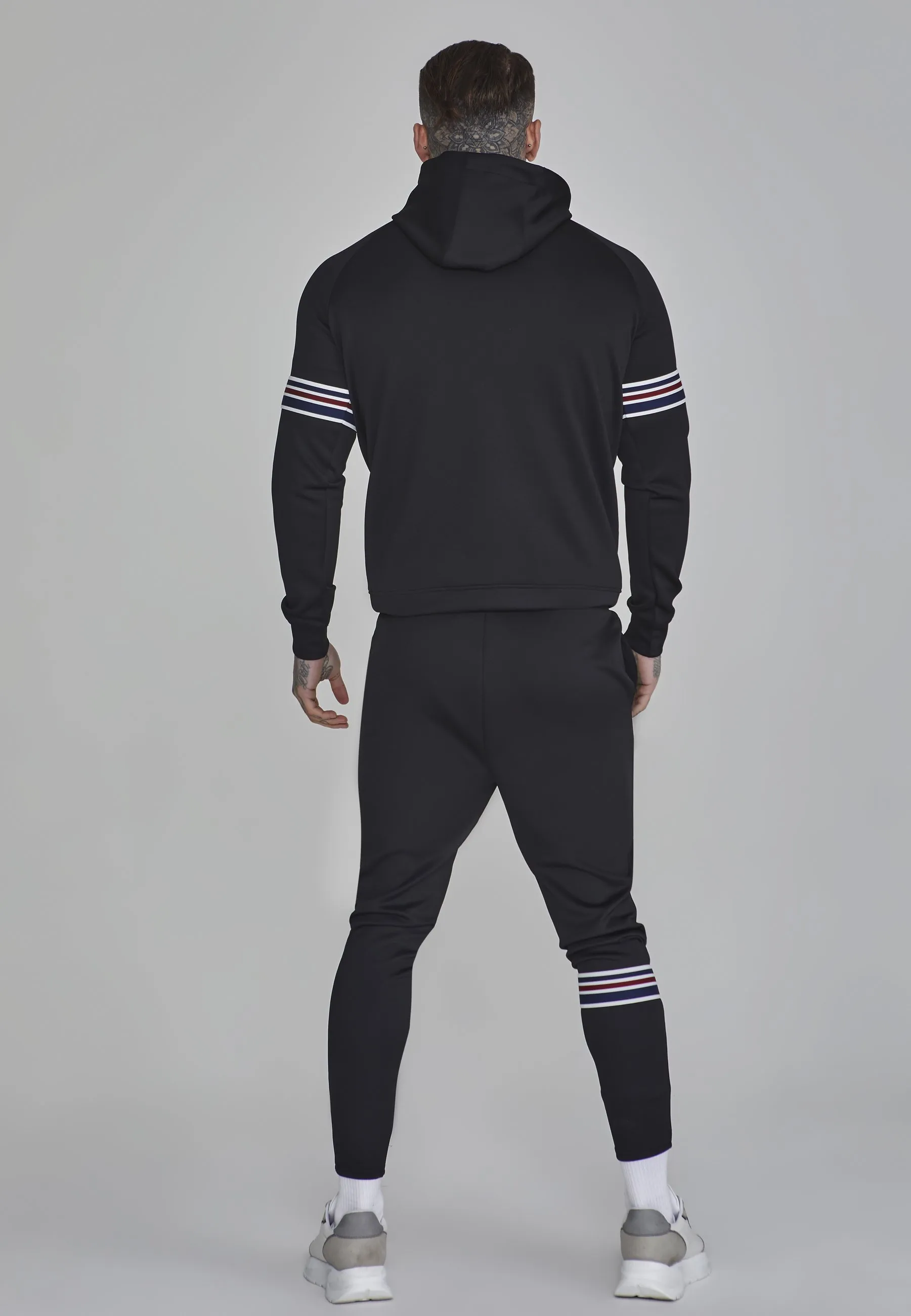 QUARTER ZIP - Felpa con cappuccio
