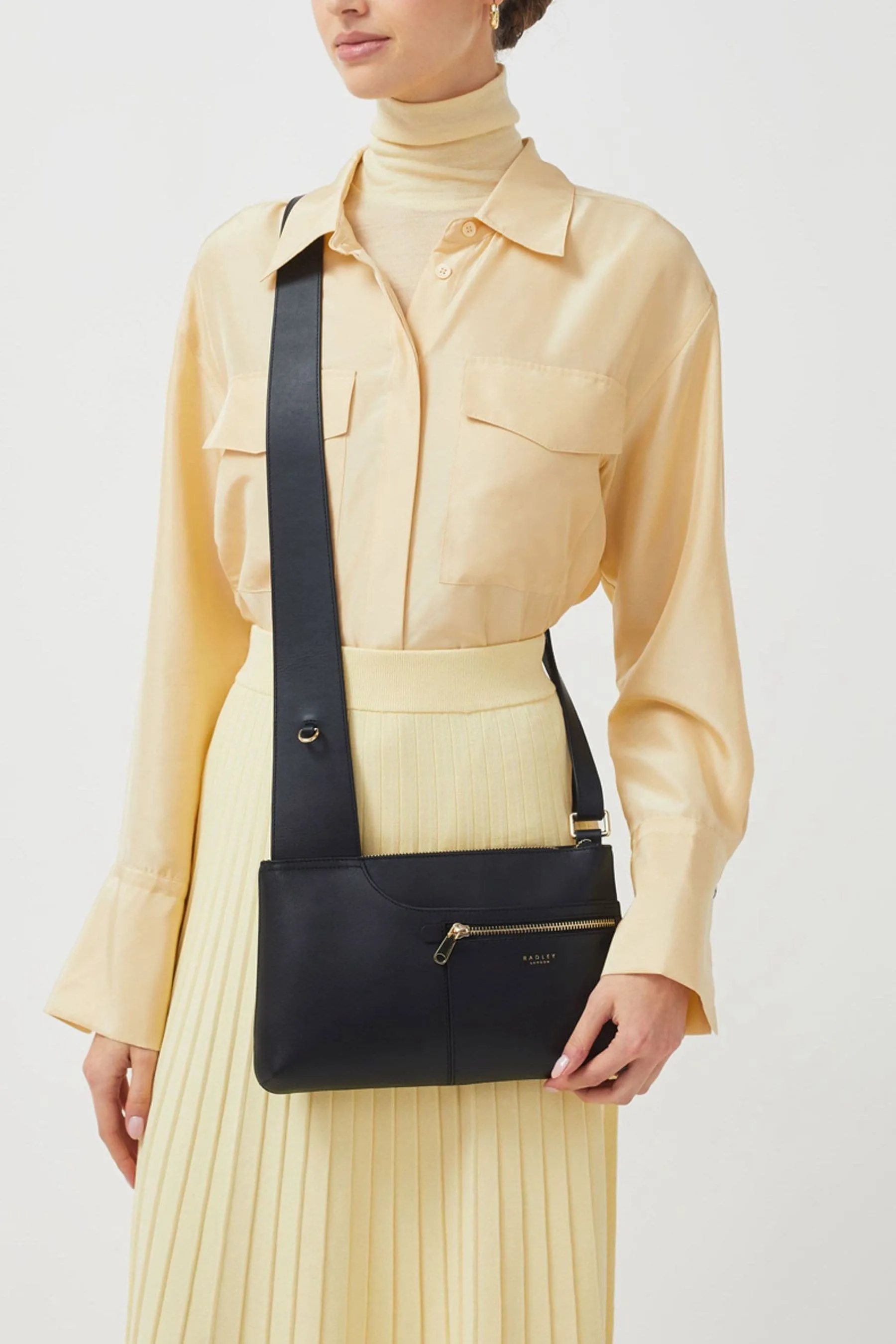 Radley London - borsetta - Nero a tracolla con zip - Borsa