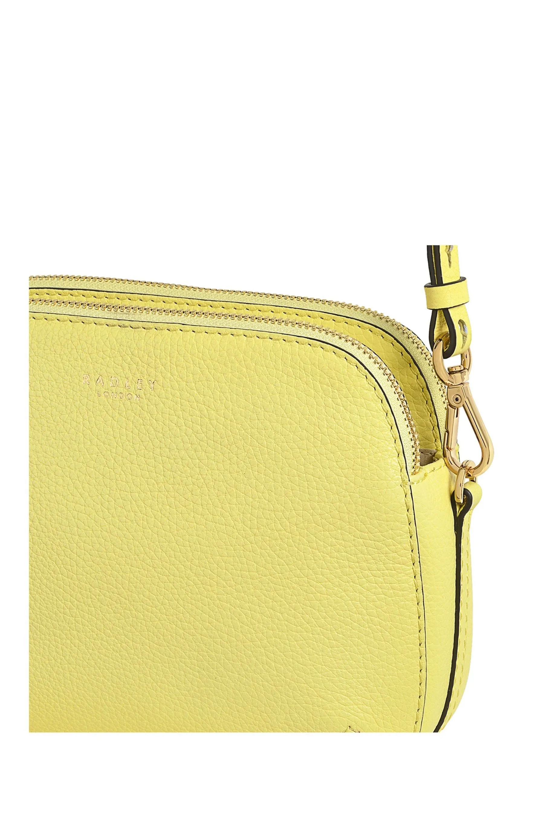 Radley London - Giallo - Dukes Place - Borsa a tracolla media con zip in alto