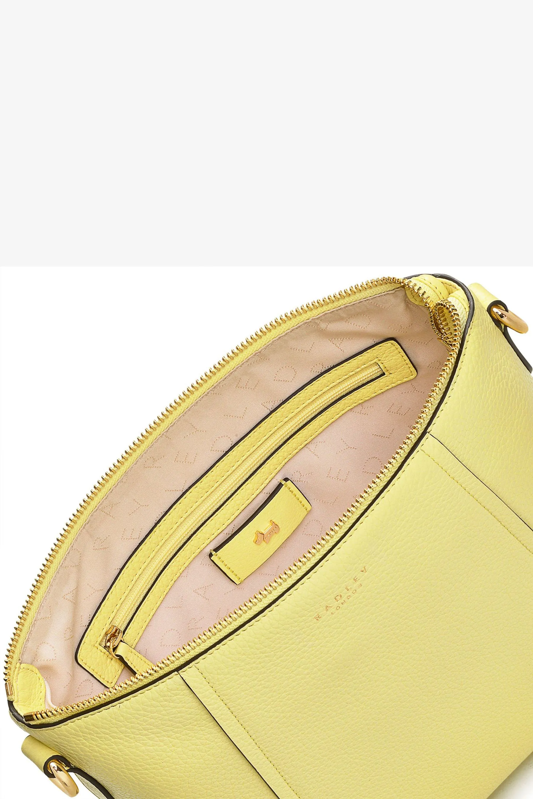Radley London - Giallo media - Wood Street - Borsa a tracolla con zip in alto