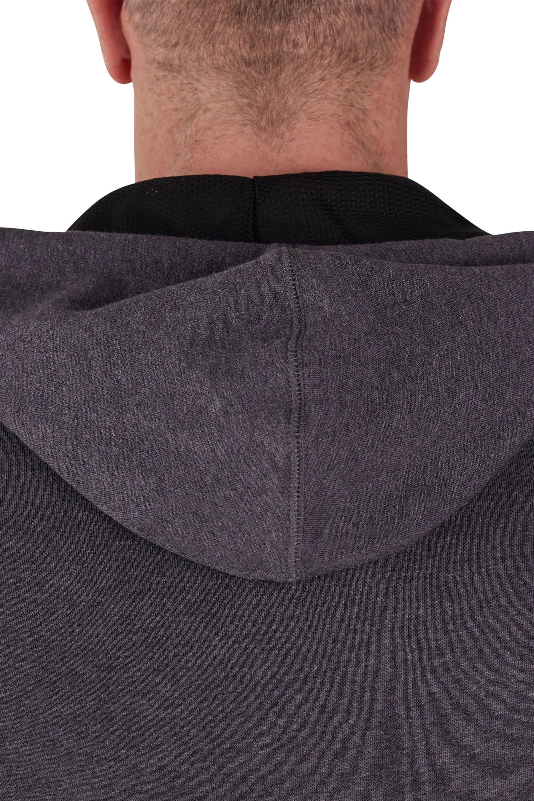 Raging Bull Grigio - Felpa con cappuccio e zip