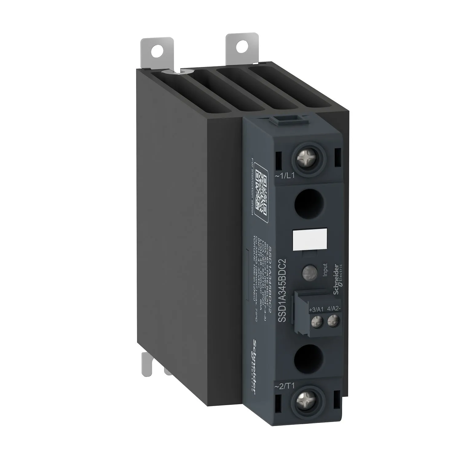 Relè a stato solido SSD1A345M7RC2, Guida DIN, 45 A, 280 V c.a./c.c., Commutazione casuale Harmony Relay