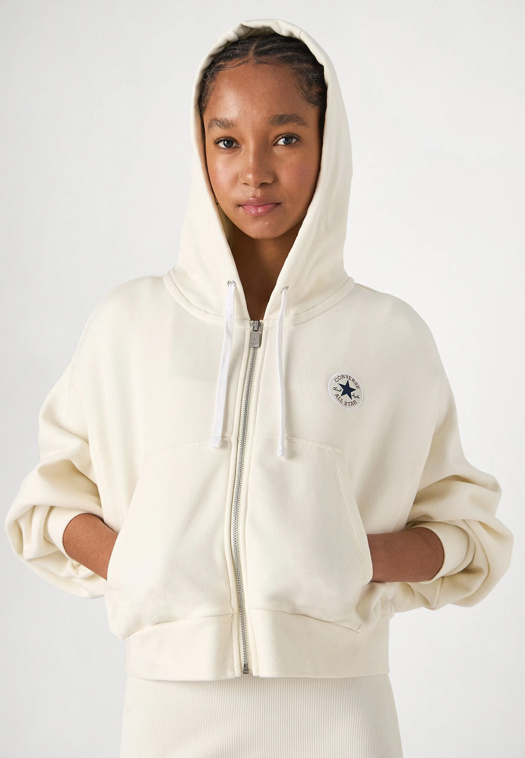 RETRO CHUCK GRAPHIC HOODIE - Felpa con zip