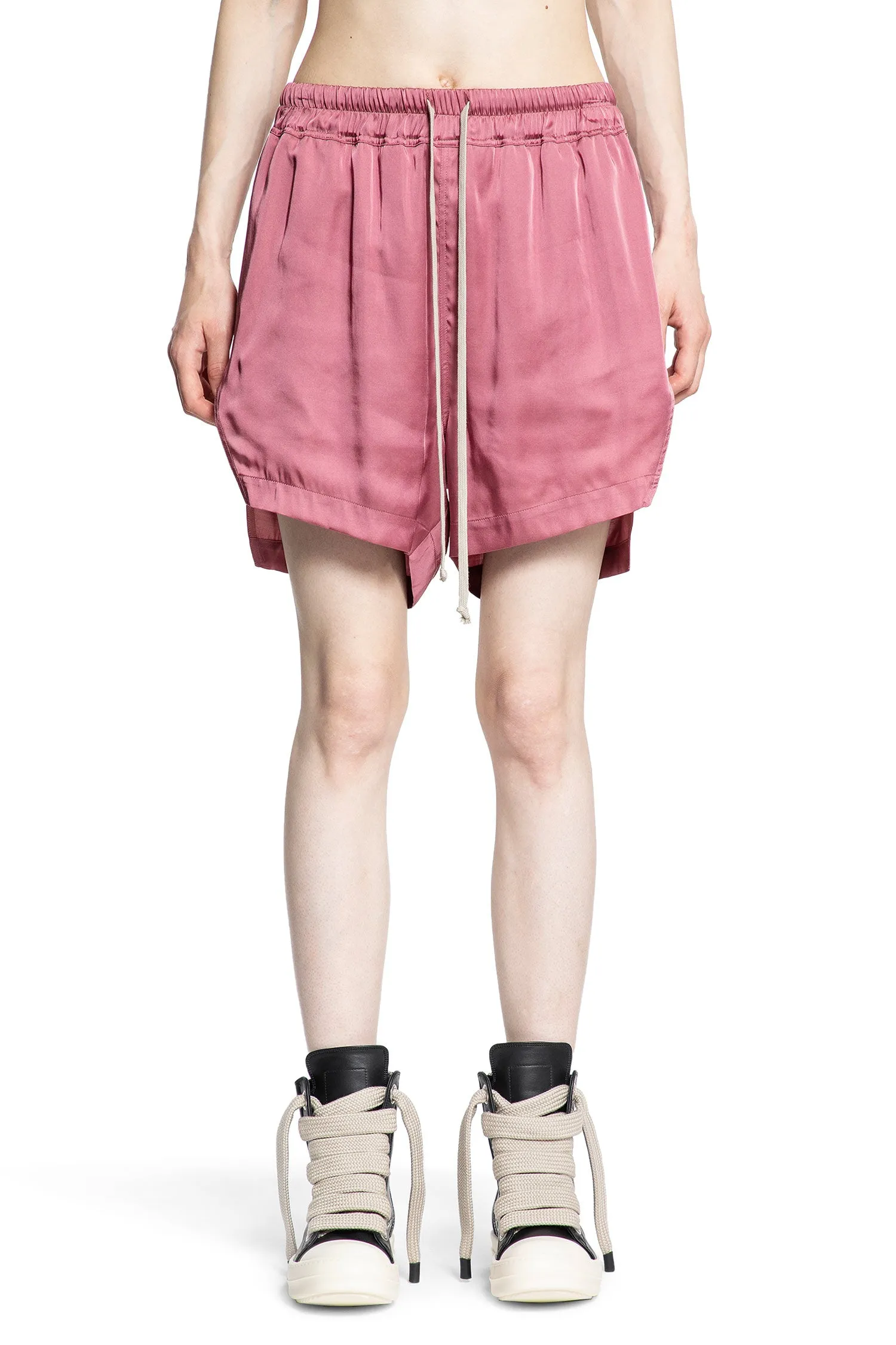 rick owens  boxers in silk charmeuse 