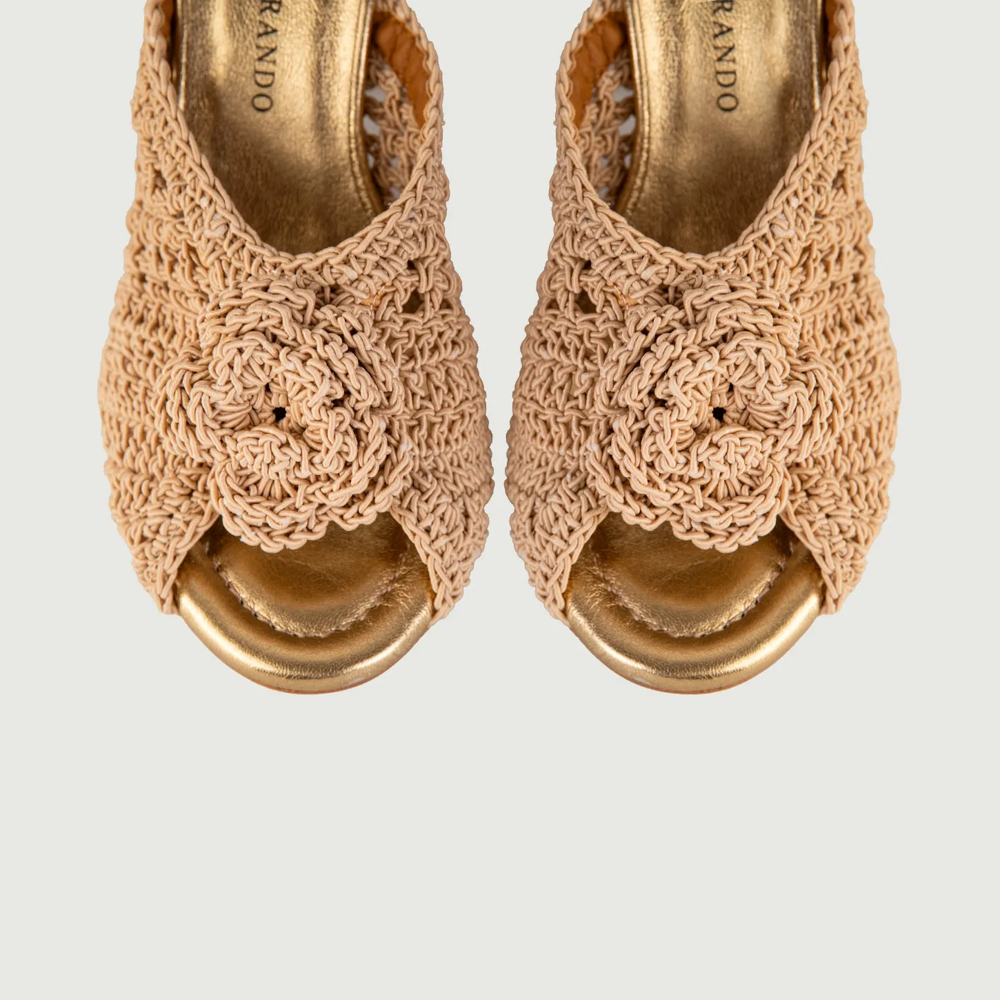 SABOT CON FASCIA UNCINETTO BEIGE