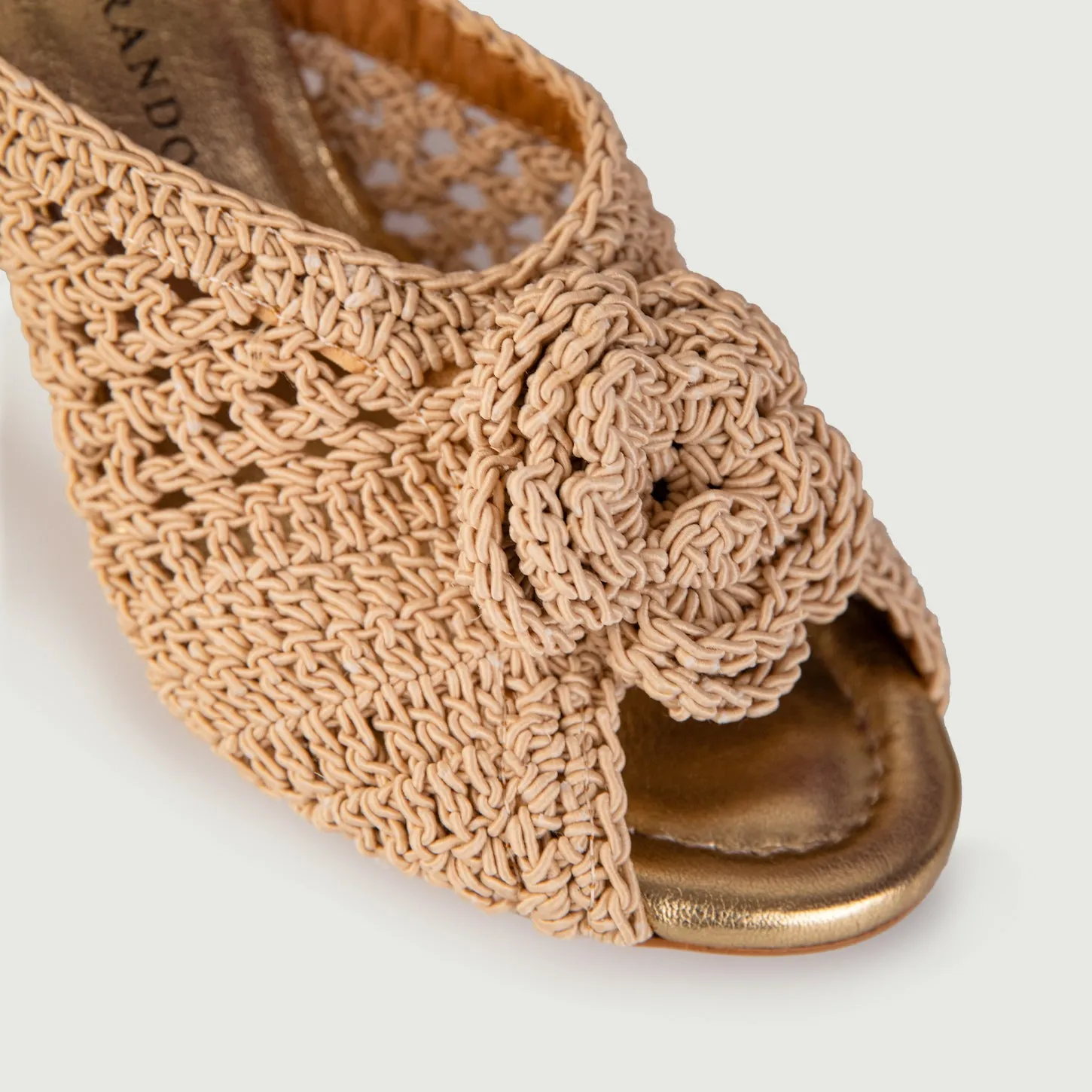 SABOT CON FASCIA UNCINETTO BEIGE