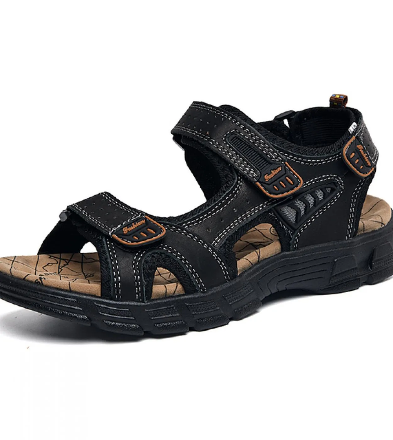 Sandali da uomo in vera pelle Sandali da spiaggia in pelle Sandali estivi Scarpe da uomo in pelle Sandali da uomo