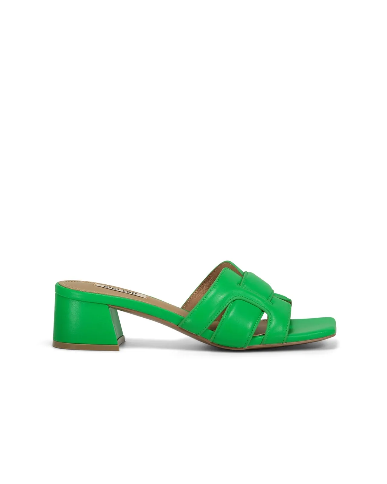 Sandalo Naoko pelle verde