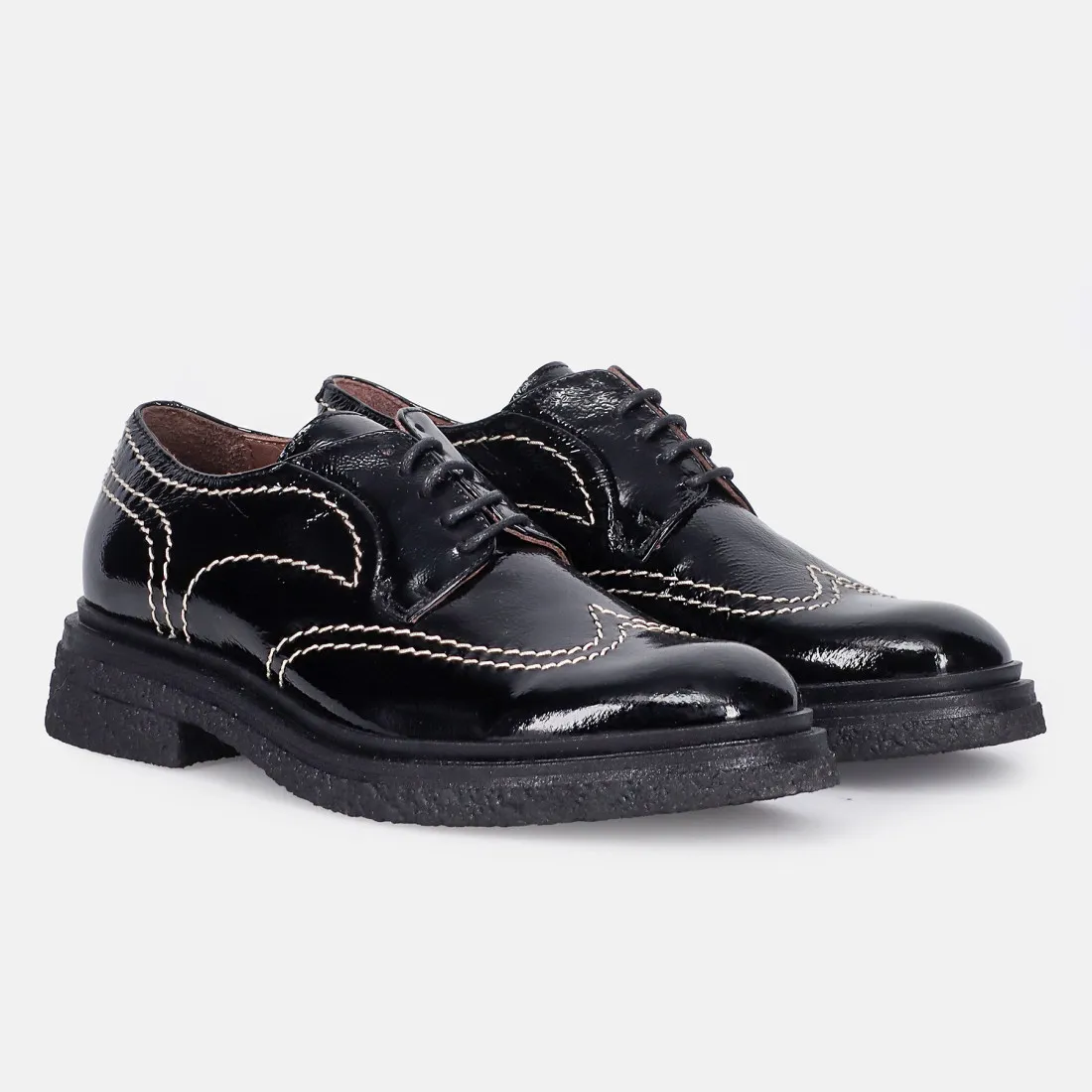 Scarpa da donna Le Bohemien in pelle nera lucida
