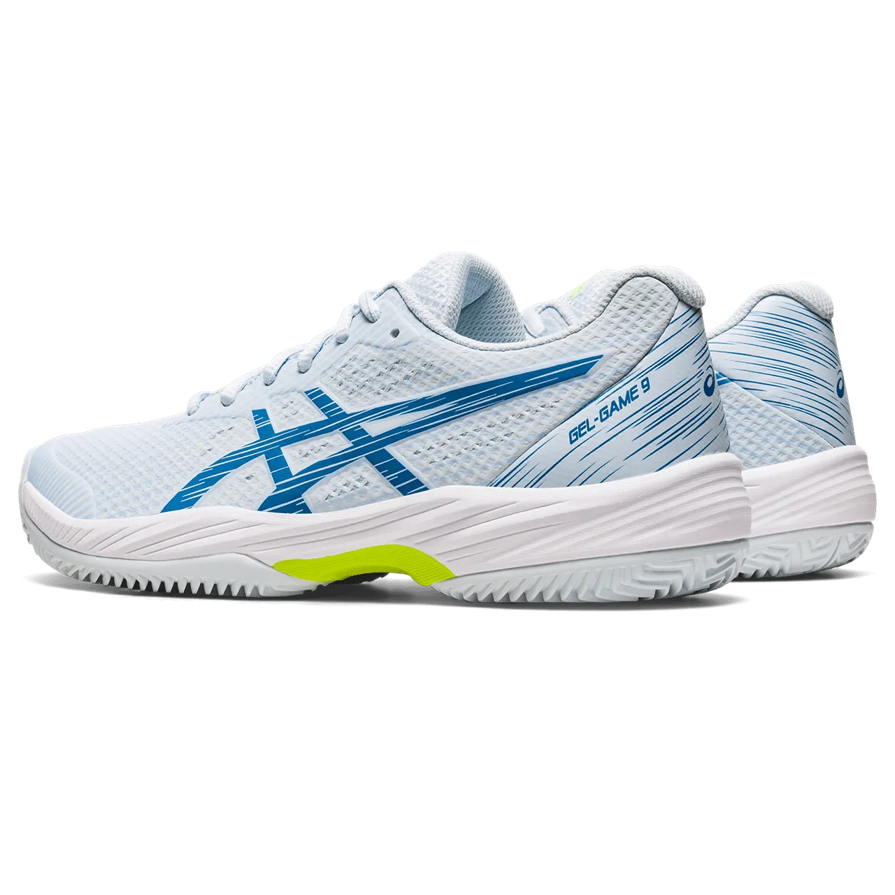 SCARPA DA TENNIS DA DONNA ASICS GAME 9 CLAY OC SKY REBORN BLUE 1042A217 400