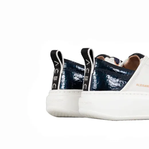 SCARPE ALEXSANDER SMITH DONNA ECO-WEMBLEY WOMAN WHITE BLUE EWW6730WBL  