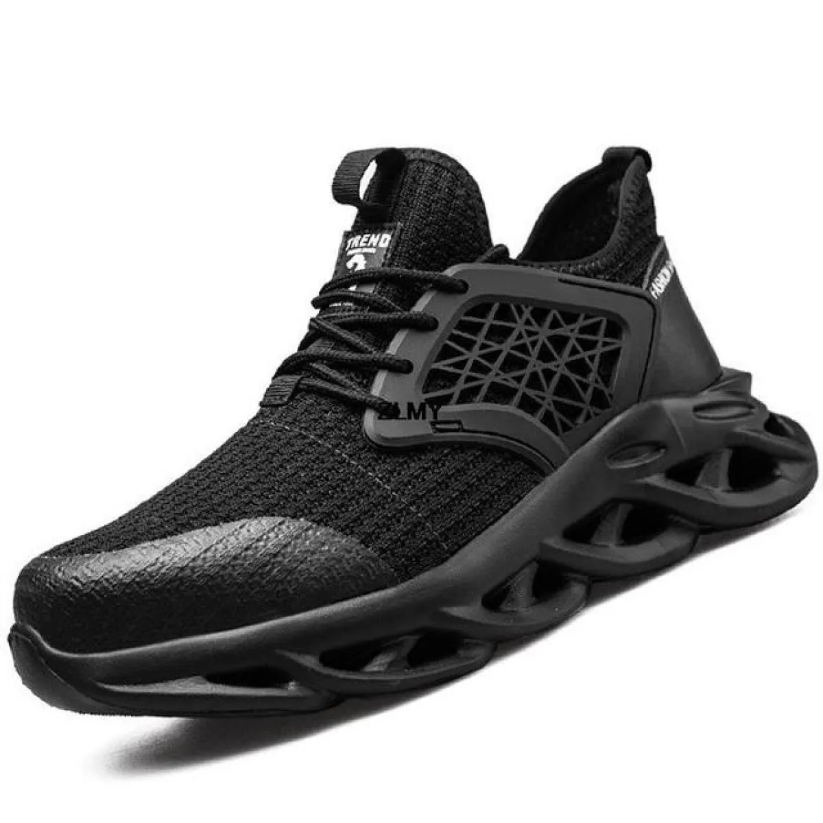 Scarpe antinfortunistiche leggere per uomo Stivali antinfortunistici da lavoro traspiranti con punta in acciaio Scarpe da lavoro