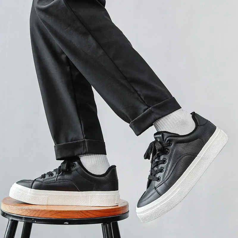 Scarpe casual in pelliccia invernale minimalista da uomo