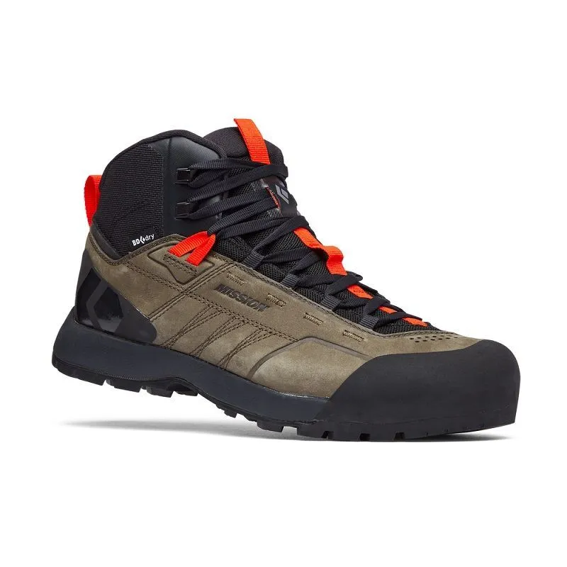 Scarpe da avvicinamento da uomo Black Diamond Mission Leather Mid WP (Walnuts-octane)